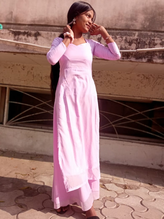 Lavender umbrella suit